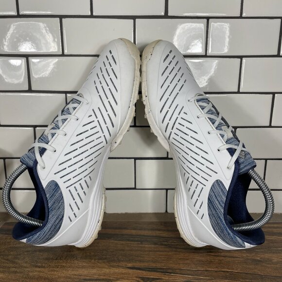 adidas adipure Sport 2 Womens Size 8.5 Golf Shoes White Blue Spikeless Sneakers - Picture 5 of 13